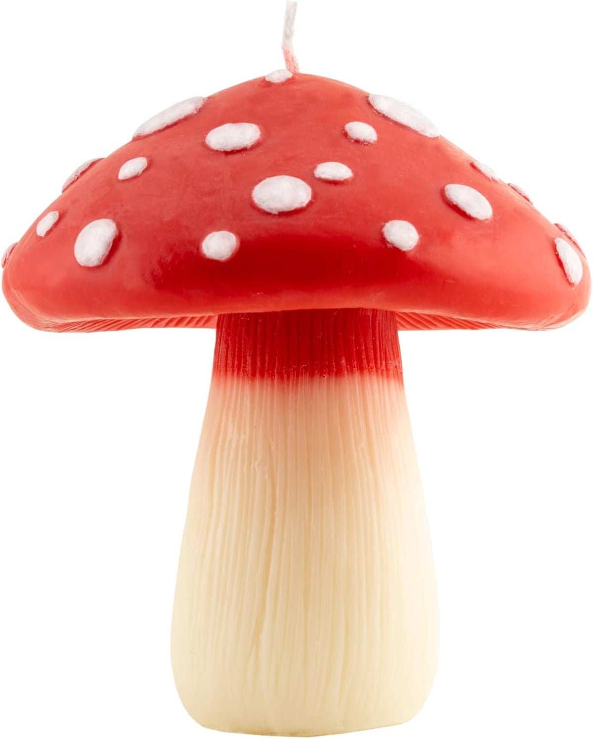 Mushroom candle, unscented soy wax, novelty candle for decoration.