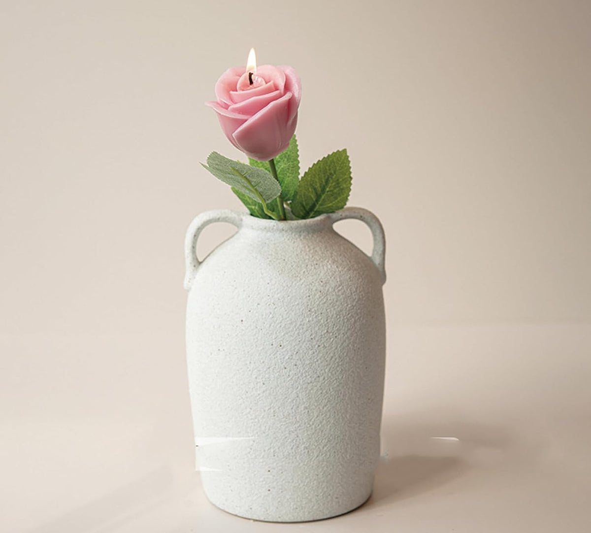 Rose flower shape aesthetic scented candle, handmade carved flower clusters soy wax aroma decorative art candle for table photo prop.