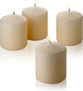 French vanilla pillar scented candles set.