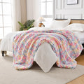 Handmade Chenille Knit Throw Blanket