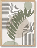 Sage Green Leaf Botanical Framed Wall Art
