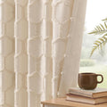 Fluffy Hexagonal Jacquard Curtains