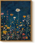 Wildflower Meadow Framed Canvas Wall Art