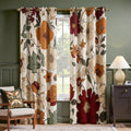 Vintage Floral Jacquard Blackout Curtains