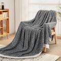 Microfiber Knitted Throw Blanket