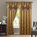 Jacquard Austrian Valance Curtain Panels