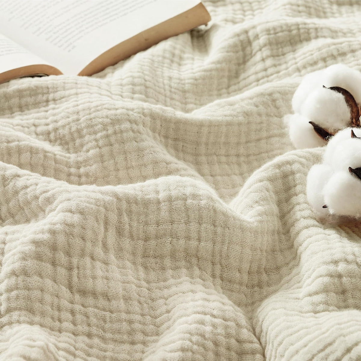 Muslin Cotton Throw Blanket