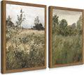 Vintage Landscape Framed Canvas Wall Art Set